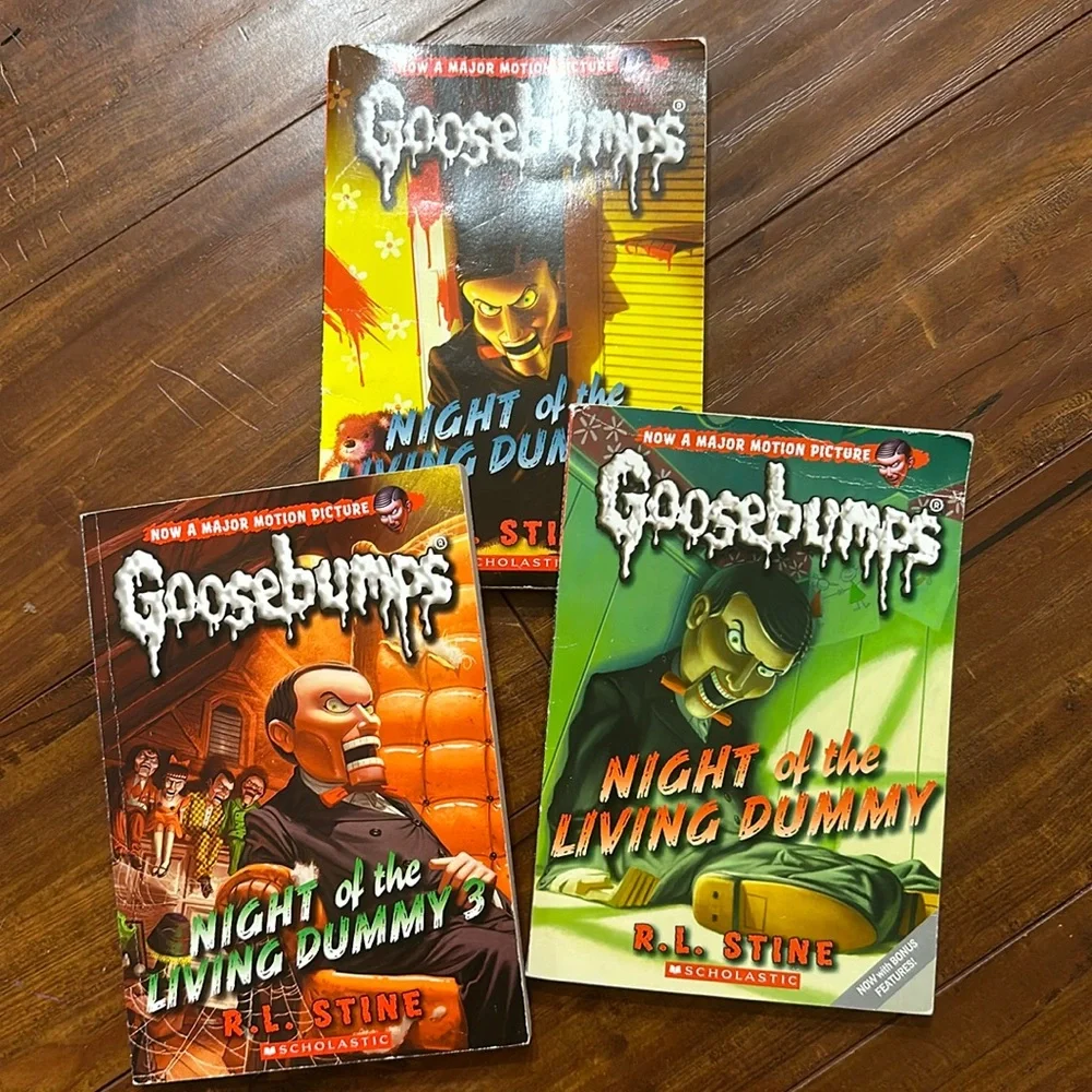 Goosebumps Slappy 5 Book Lot Night Living Dummy 1 2 3 SlappyWorld R.L. Stine